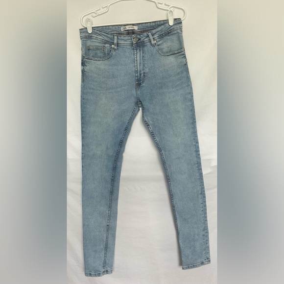Zara Other - Zara Blue Skinny Jeans with Faded Wash